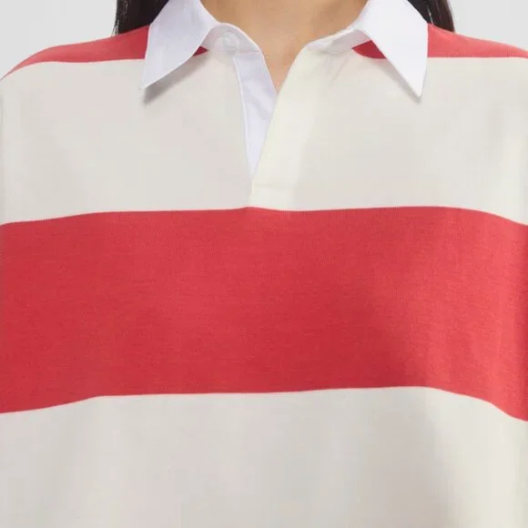 NWT Aritzia TNA Lomu Polo T-shirt XL - Picture 5 of 10